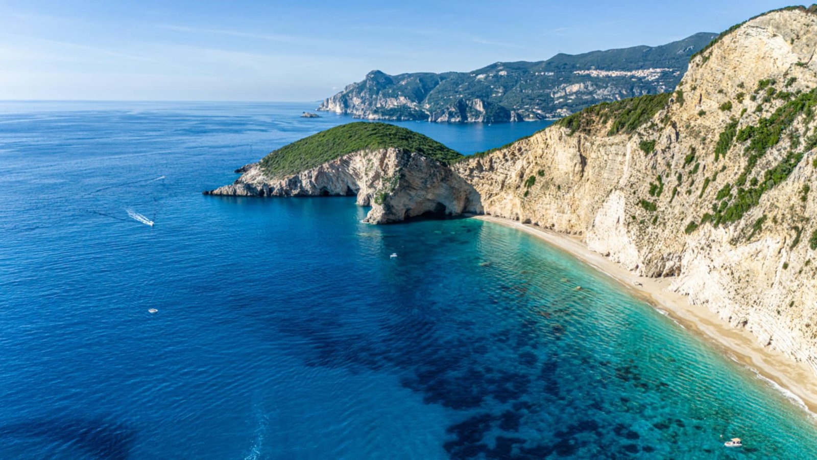 Paleokastritsa blue caves one of the best corfu boat destinations
